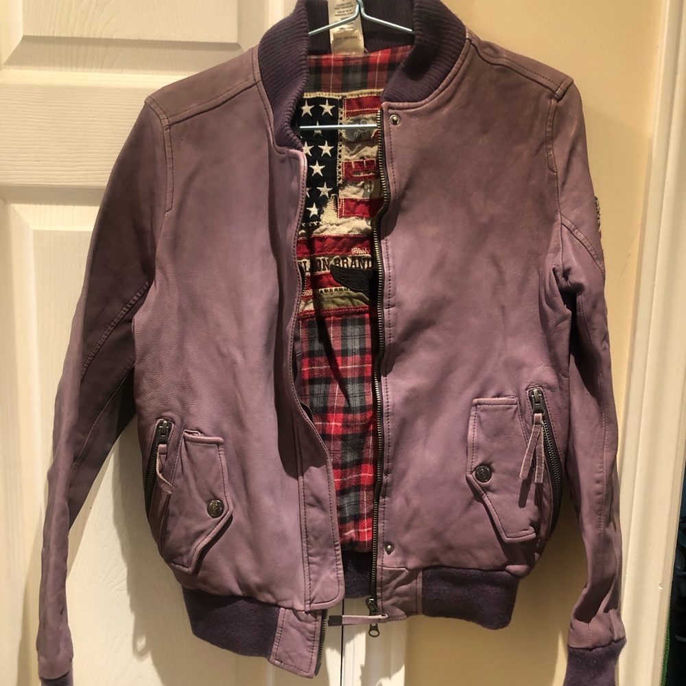 True Religion leather jacket
